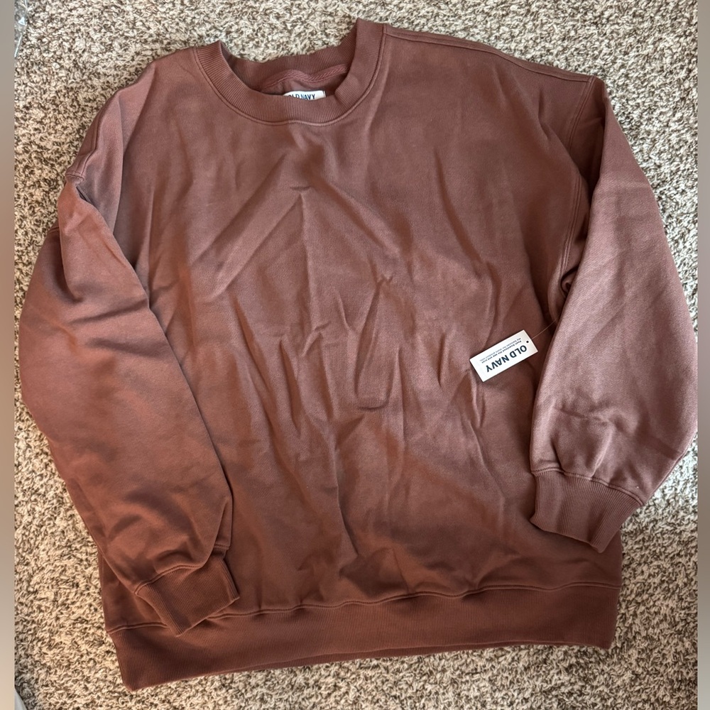 Old Navy Chocolate Crewneck Sweater
